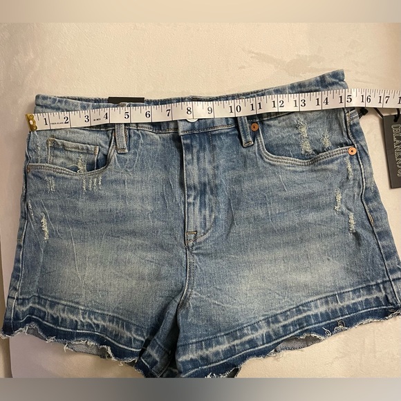 NWT The Lenox NYC Women’s Jean Shorts High Rise Distressed Size 28 Blue - Picture 8 of 11